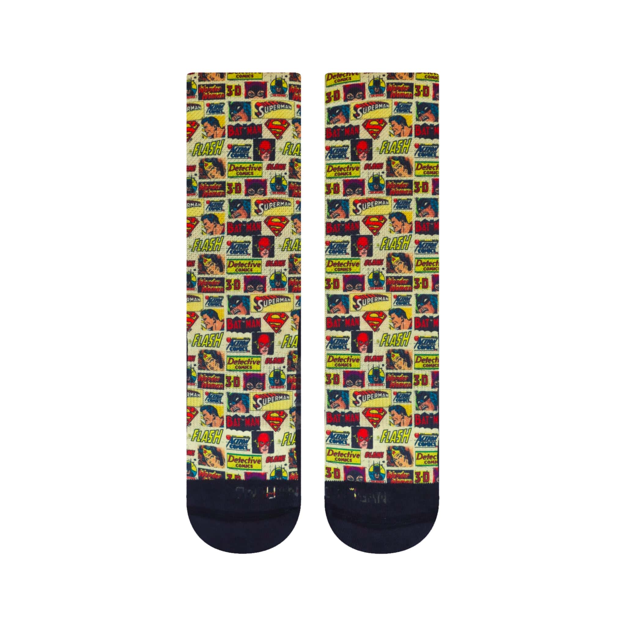 DC Comics Socks DC Comic Book Crew Socks