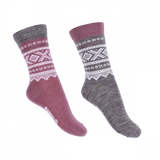 Marius Kids 21-23 (1-2 År) / Mesa Rose & Grey MARIUS Kids 2-PACK BARN ULLSOKKER