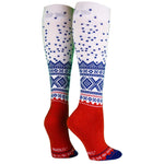 Marius Socks Marius White Knee-High 75 Merino