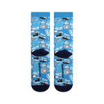 Moomin Socks Moomin Babies Blue Crew Socks